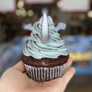 Rhino character cupcake